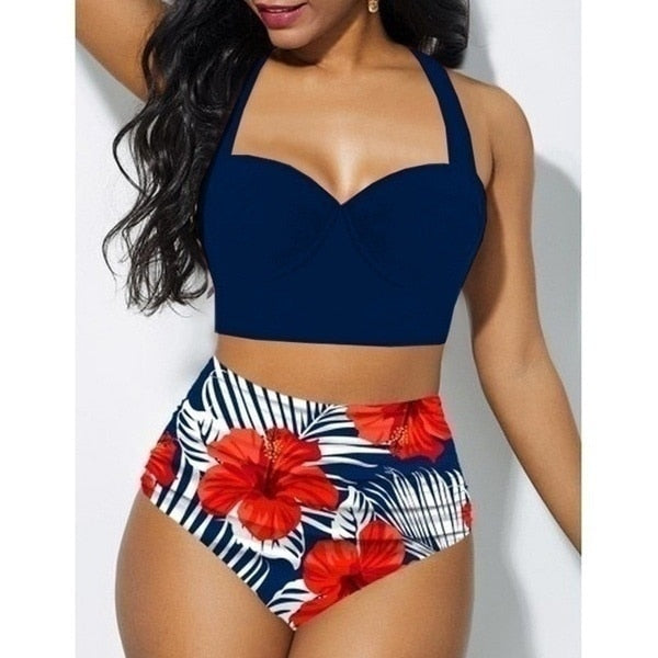 Summer Sexy Swimsuits Push Up Bikini Female Swimwear 2022 Beach Wear High Waist Bikinis Women's Swimming Bathing Suit