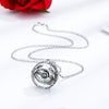Openable Astronomical Ball Projection Necklace 100 Language I Love You Pendant Necklace for Women Choker Valentine&#39;s Day Gift