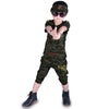 Boys Clothing Sets 2022 Fashion Summer Solid Cotton Camouflage T-shirts + Pants Kids Boys Suit Casual Style Children Sets - Beige Street