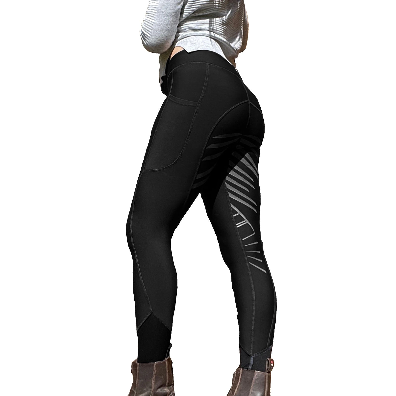 Women's Leggins Mujer Riding Pants Exercise Elastic Waist Leggings Sports Riding Equestrian Breeches Gym Clothing Leggins Mujer