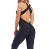 Women&#39;s Sport Yoga Gym Athletic Rompers Suit Fitness Workout Bodysuits Running Fitness Leggings Pants Casual Clubwear