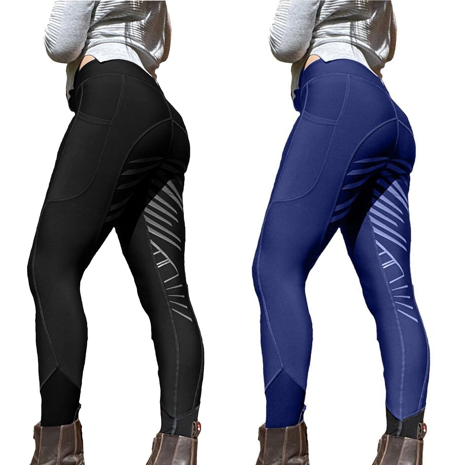 Women's Leggins Mujer Riding Pants Exercise Elastic Waist Leggings Sports Riding Equestrian Breeches Gym Clothing Leggins Mujer