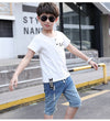 Summer Boys Clothes T-shirt Shorts 2pcs Outfits Kids Clothes For Boys Sport Suit Teenage Boys Clothing Sets