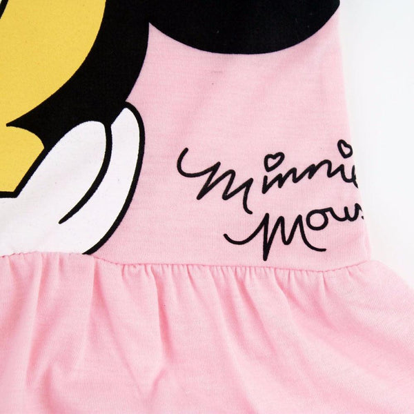 Disney princess Minnie dress Summer children clothes cotton sleeveless dress Mini dress baby Girl short Mickey mouse - Beige Street