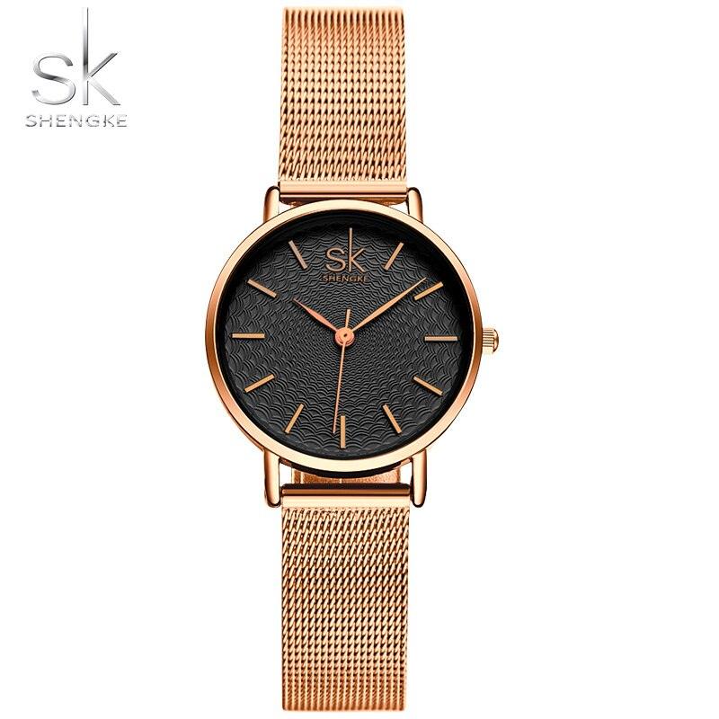 Fashion Women Golden Wrist Watch MILAN Sttrap Clock Snap Luxury - Beige Street