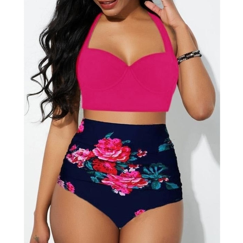 Summer Sexy Swimsuits Push Up Bikini Female Swimwear 2022 Beach Wear High Waist Bikinis Women's Swimming Bathing Suit