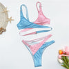 Sexy Pink Swimwear Women Cross Bandage Bikini 2022 Swimsuit Female Push Up Bikini Set Biquini Bathing Suit Swim Wear