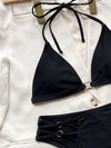 Swimwear 2022 Stylish Bikini Top With Triangle Shorts Designer Vintage Vacation Outfits Combinations  Feminine Swimsuit Surfing