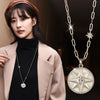 BYSPT Zircon Black Rose Flower Long Necklace Sweater Chain Fashion Metal  Crystal Pendant Necklaces Adjusted - Beige Street