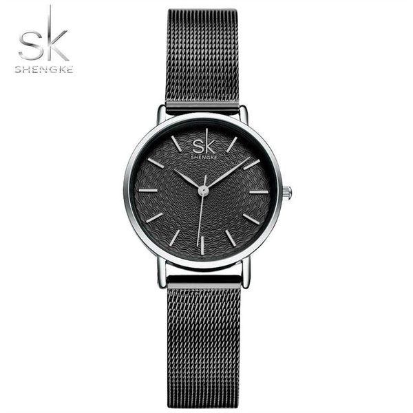 Fashion Women Golden Wrist Watch MILAN Sttrap Clock Snap Luxury - Beige Street